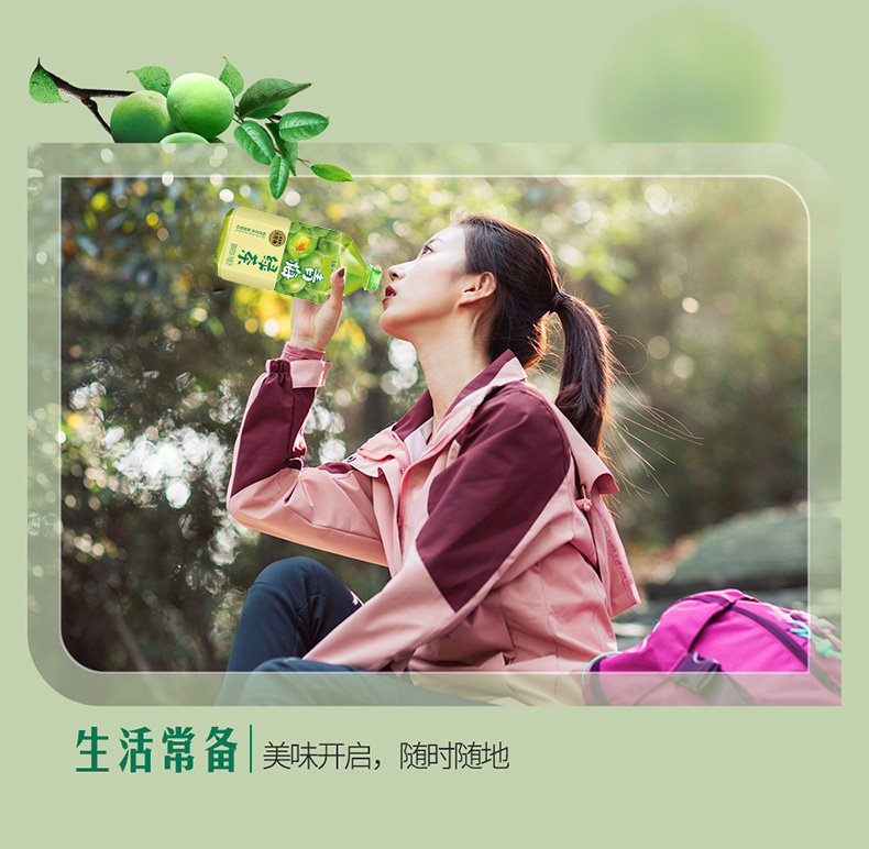 统一青梅绿茶1l夏季大瓶装饮料